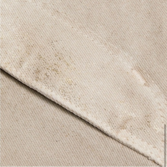 NEW L'AGENCE Margot Skinny Jeans Ankle Crop‎ High Waist Glitter Coated Denim 28 - Picture 8 of 13